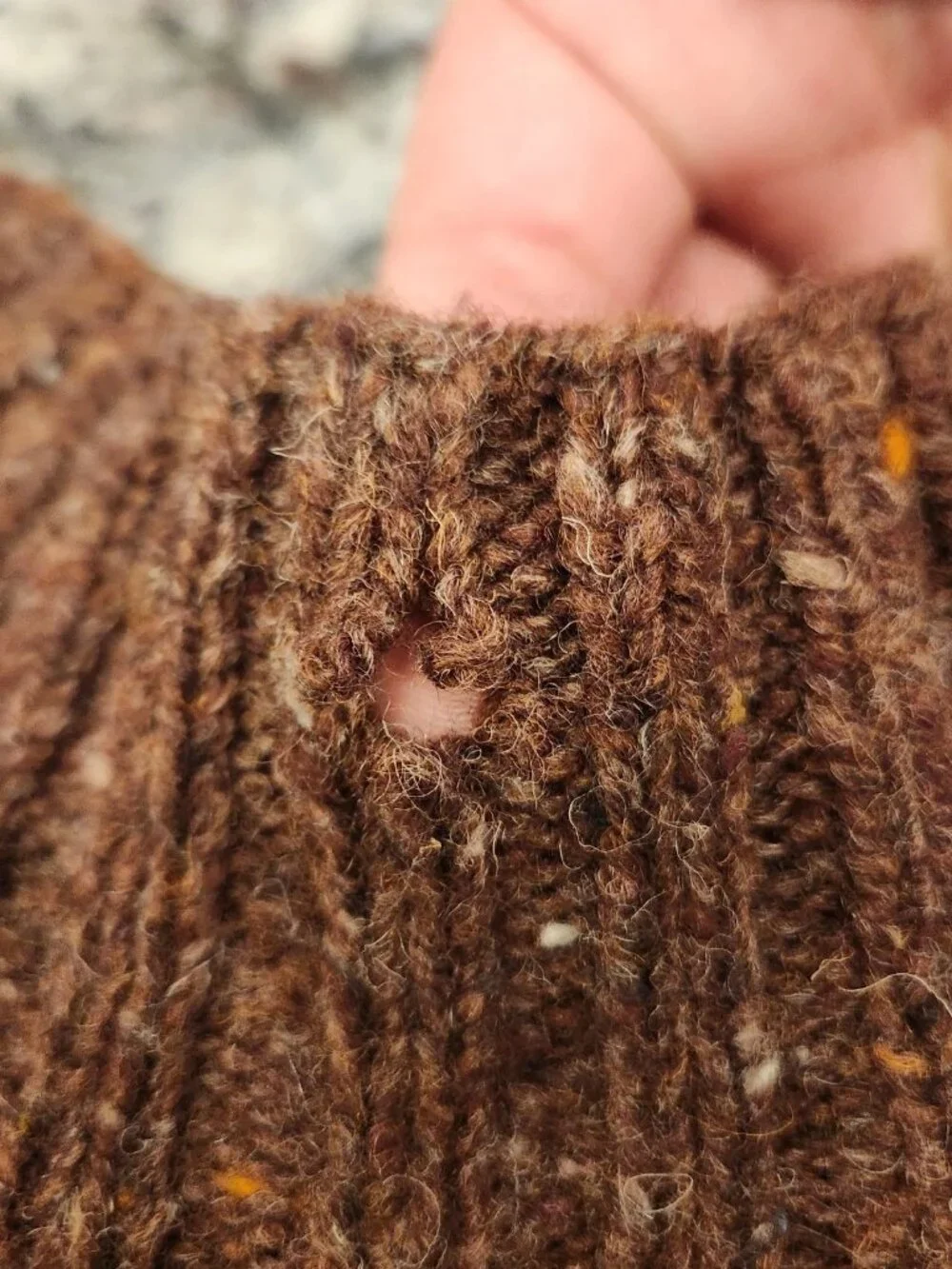 Vintage Aztec Hand Knit Silk Wool Sweater Lauren Ralph Lauren Country Western - Picture 6 of 8